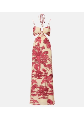 Johanna Ortiz Andalusian Rhythms printed silk maxi dress