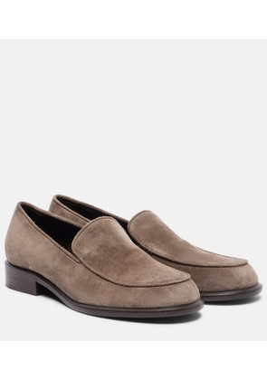 Khaite Miles suede loafers