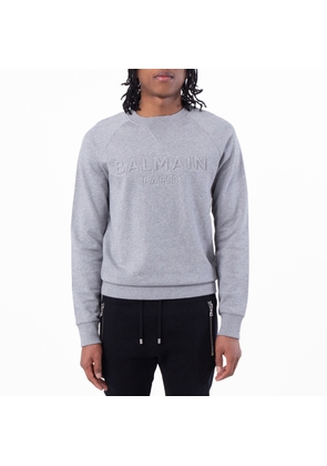 Balmain Paris Embossed Sweatshirt