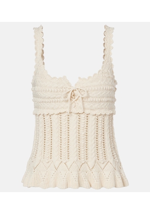 Marant Etoile Neves crochet cotton top