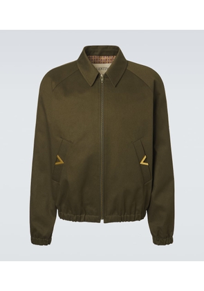 Valentino VGold cotton gabardine blouson jacket