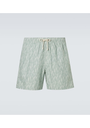 Canali Printed swim trunks