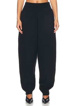 Helsa Tess Knit Pant in Black - Black. Size XXS (also in ).