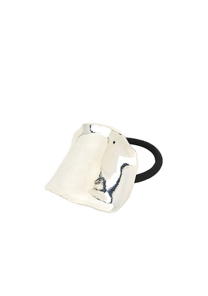 Jordan Road XL Wave Hair Cuff in Silver - Metallic Silver. Size all.