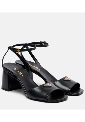 Prada Leather slingback sandals