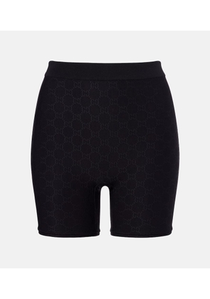 Gucci GG jersey jacquard biker shorts
