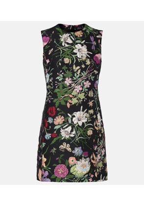 Gucci Gucci Flora brocade minidress
