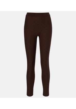 Gucci GG jersey jacquard leggings