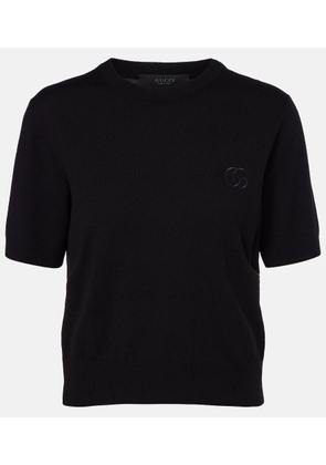 Gucci Double G wool top