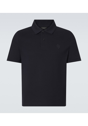 Gucci Logo cotton pique polo shirt