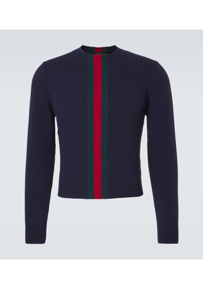 Gucci Web Stripe wool sweater