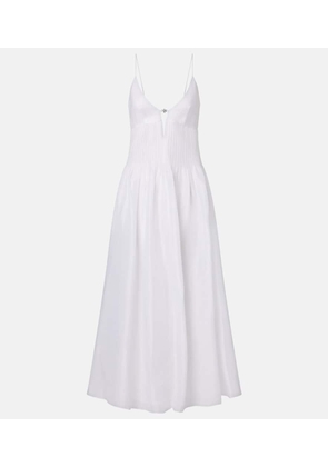 Tory Burch Linen and silk maxi dress