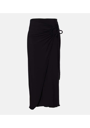 Max Mara Jersey midi skirt