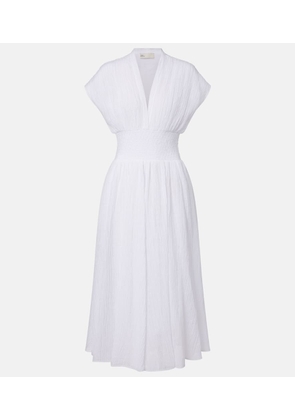 Tory Burch Linen and cotton midi dress