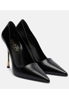 Gucci Trinity 120 leather pumps