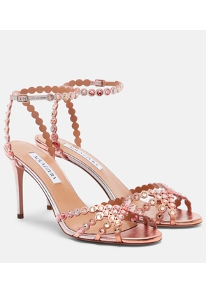 Aquazzura Tequila embellished leather sandals