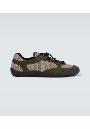Prada Speedrock leather-trimmed sneakers