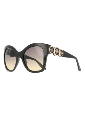 Guess Smoke Gradient Butterfly Ladies Sunglasses GU00197 05B 55