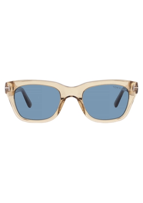 Tom Ford SNOWDON Blue Square Mens Sunglasses FT0237 45V 50