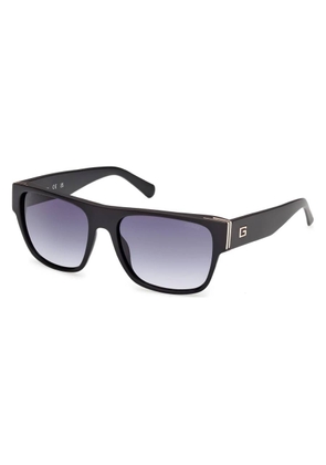 Guess Blue Gradient Square Mens Sunglasses GU00277 02W 58