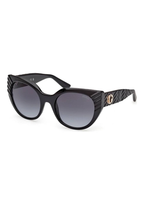 Guess Smoke Gradient Cat Eye Ladies Sunglasses GU00255 01B 53