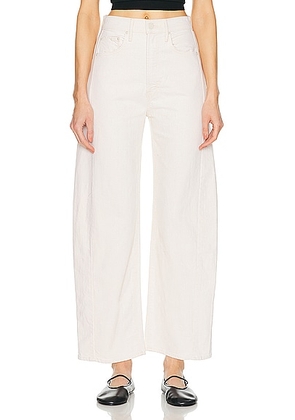 MOTHER The Half Pipe Ankle in Act Natural - Cream. Size 23 (also in 24, 25, 26, 27, 28, 29).