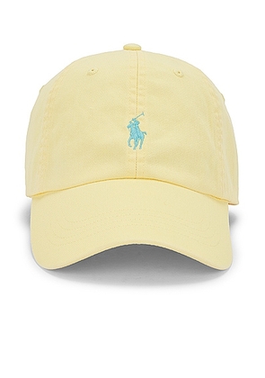 Polo Ralph Lauren Chino Sport Cap in Corn Yellow - Yellow. Size all.