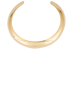 Saint Laurent Horn Torque Necklace in Or Laiton - Metallic Gold. Size L (also in ).