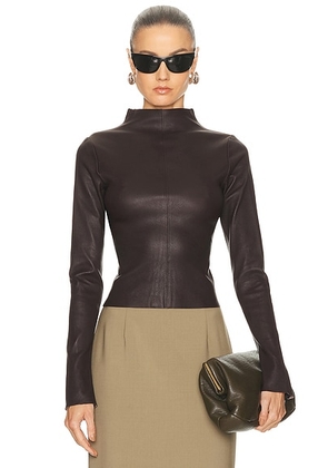 SRG Ethan Top in Chocolate - Chocolate. Size M (also in L, S, XL).