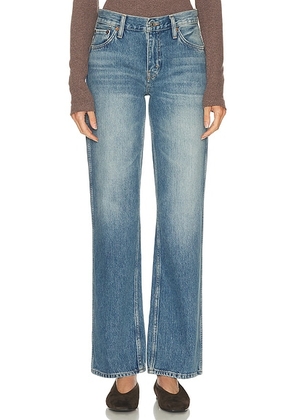 RE/DONE 90s Mid Rise Loose Jeans in Medium Vain - Blue. Size 24 (also in 25, 26, 27, 28, 29, 30).