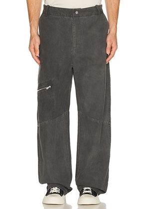 REPRESENT Workwear Pant in Washed Black - Black. Size M (also in XL/1X).