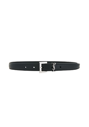 Saint Laurent Cassandre Belt in Nero - Black. Size 70 (also in 80).