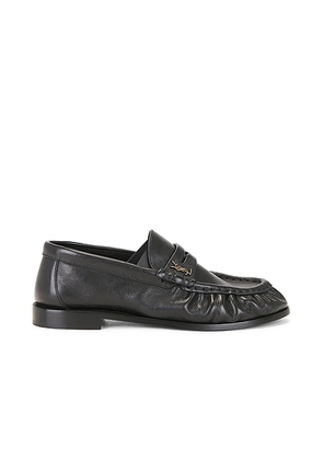 Saint Laurent Le Loafer Supple Mocassin in Nero - Black. Size 36 (also in 36.5, 37, 38, 38.5, 39).