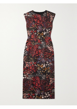 Dries Van Noten - Floral-print Woven Dress - Red - FR 34,FR 36,FR 38,FR 40,FR 42,FR 44