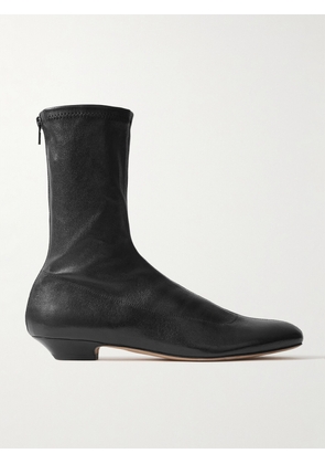 KHAITE - Leather Ankle Boots - Black - IT35,IT36,IT36.5,IT37,IT37.5,IT38,IT38.5,IT39,IT39.5,IT40,IT40.5,IT41,IT42