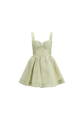 Zimmermann Green Linen Casual Dress - 2