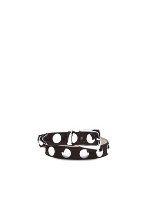 Khaite Brown Calf Leather Bos Taurus Regular Belt - 80 cm / 32 Inches