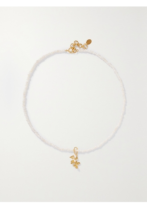 Pacharee - Prado Gold-plated Pearl Necklace - White - One size