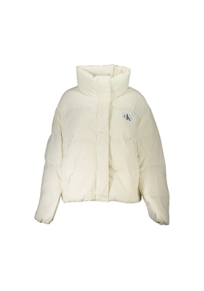 White Polyamide Jackets & Coat - L