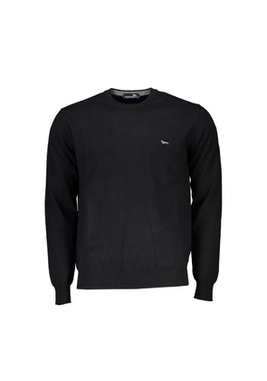 Elegant Crew Neck Embroidered Sweater - XXL