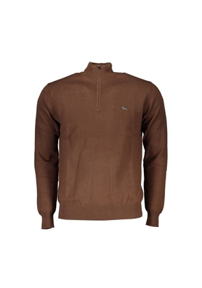 Brown Cotton Sweater - 3XL