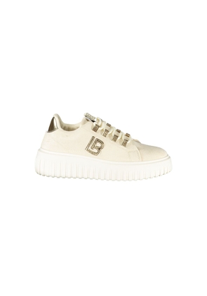Laura Biagiotti Beige Polyester Women Sneaker - EU39/US9