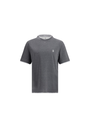 Brunello Cucinelli Gray Cotton Clothing - XS