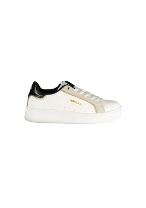 Gas White Polyurethane Women Sneaker - EU36/US6