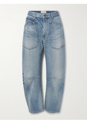 Nili Lotan - Shon High-rise Tapered Jeans - Blue - 24,25,26,27,28,29,30,31