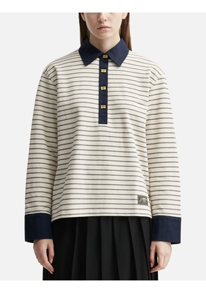 Striped Cotton Polo