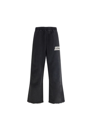 Balenciaga Black Cotton Casual Pants - XL