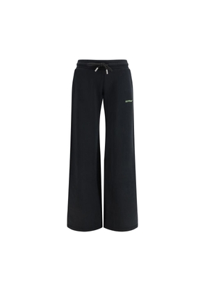 Off-White Black Cotton Casual Pants - S