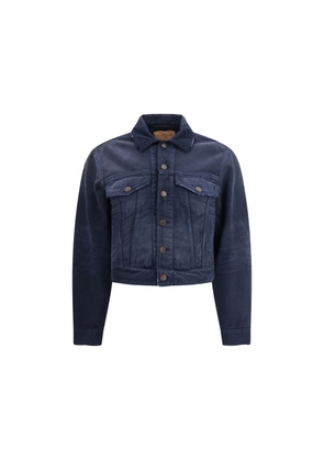 Balenciaga Blue Cotton Denim Jacket - S