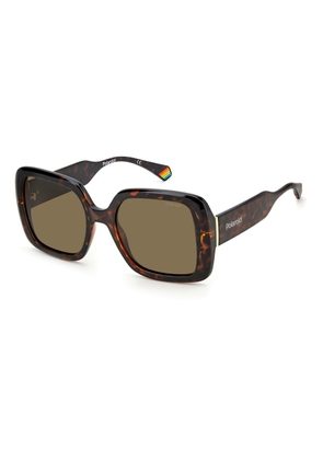 Polaroid Brown Resin Sunglasses